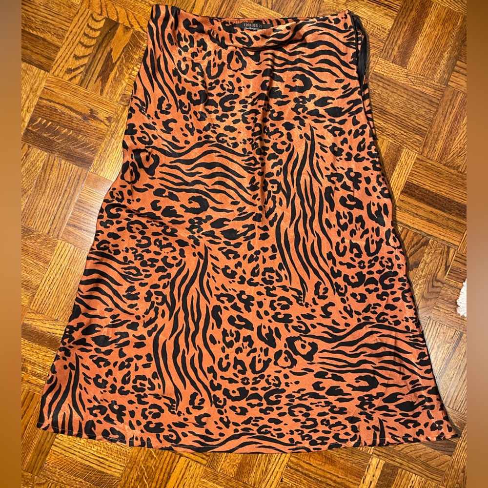 Leopard Print Skirt